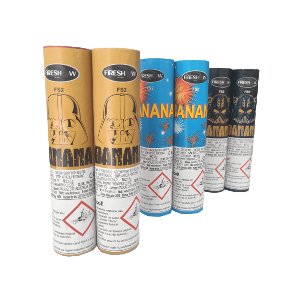 artificii banane galbene